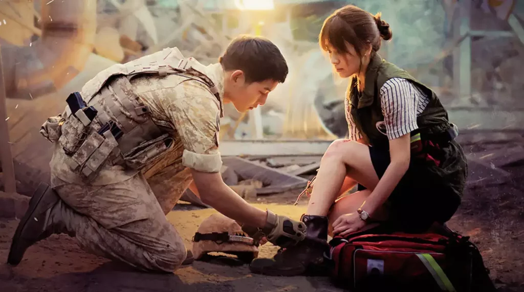Song Joong-ki dan Song Hye-kyo di drakor Descendants of the Sun